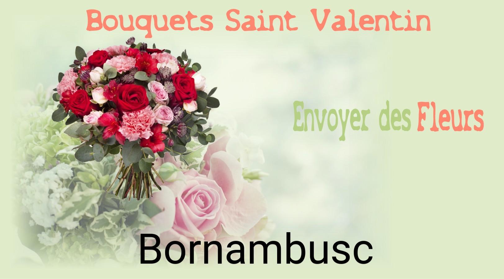 Roses de Saint-Valentin livrées à Bornambusc